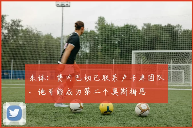 米体：费内巴切已联系卢卡库团队，他可能成为第二个奥斯梅恩